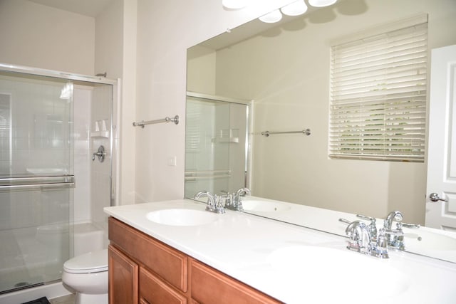 13445 Meadowlark Ln, Huntley, IL 60142 - full bath featuring a shower stall and double vanity