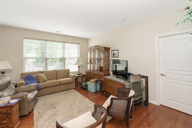 13445 Meadowlark Ln, Huntley, IL 60142 - living area featuring wood finished floors