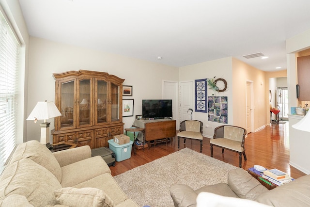 13445 Meadowlark Ln, Huntley, IL 60142 - living room with wood finished floors and recessed lighting