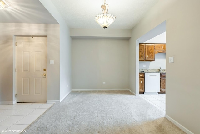6433 Pine Cone Dr Unit 1, Tinley Park, IL 60477 - entryway featuring light colored carpet and light tile patterned flooring