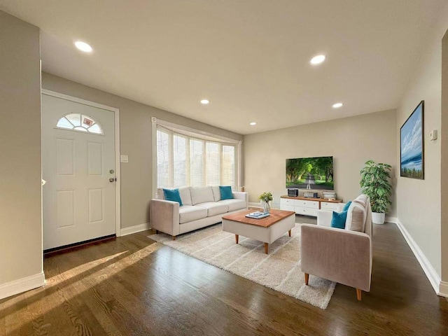2620 W 36th Pl, Chicago, IL 60632 - living room with wood finished floors and recessed lighting