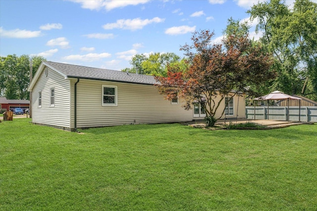 410 N 4th St, Saint Joseph, IL 61873 - rear view of house featuring a patio area and a gazebo