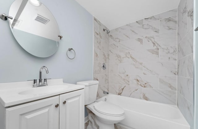 4329 S Wood St, Chicago, IL 60609 - full bathroom featuring vanity and shower / bathtub combination