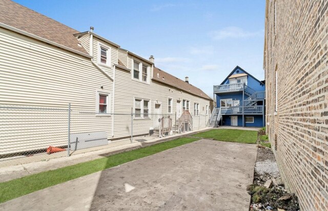 4329 S Wood St, Chicago, IL 60609 - view of yard with stairs