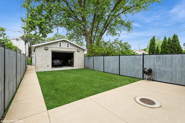 4330 S Talman Ave, Chicago, IL 60632 - fenced backyard with an outbuilding and a garage