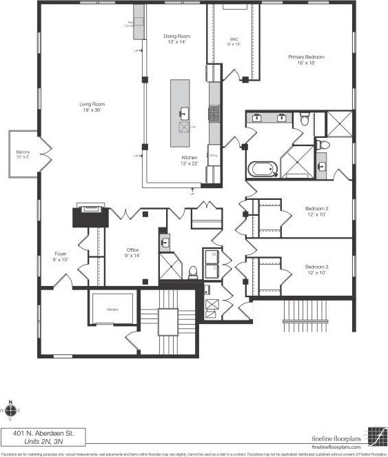 401 N Aberdeen St Unit 2N, Chicago, IL 60642 - photo 36
