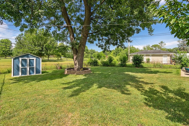 492 Winthrop Ave, Glendale Heights, IL 60139 - view of yard with a shed