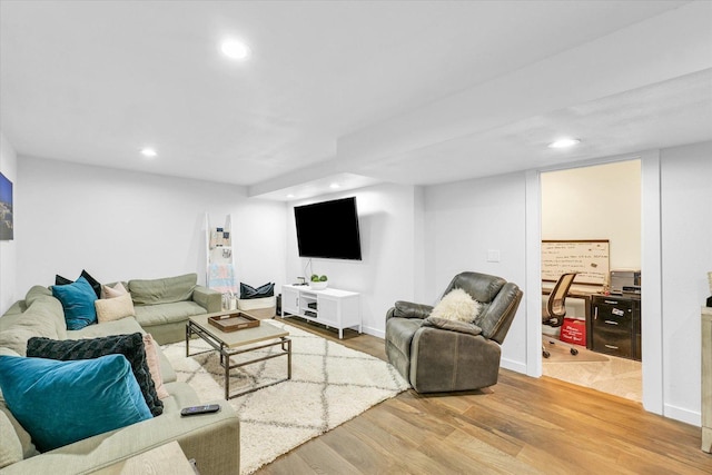 4006 Tallgrass Dr, Champaign, IL 61822 - living room with wood finished floors and recessed lighting