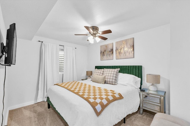 4006 Tallgrass Dr, Champaign, IL 61822 - carpeted bedroom with baseboards and ceiling fan