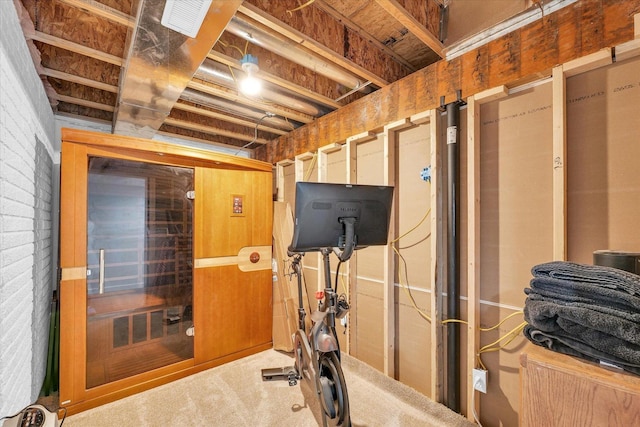4006 Tallgrass Dr, Champaign, IL 61822 - exercise area featuring carpet