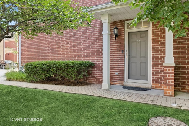 1007 Enfield Dr Unit 1007, Northbrook, IL 60062 - property entrance featuring brick siding