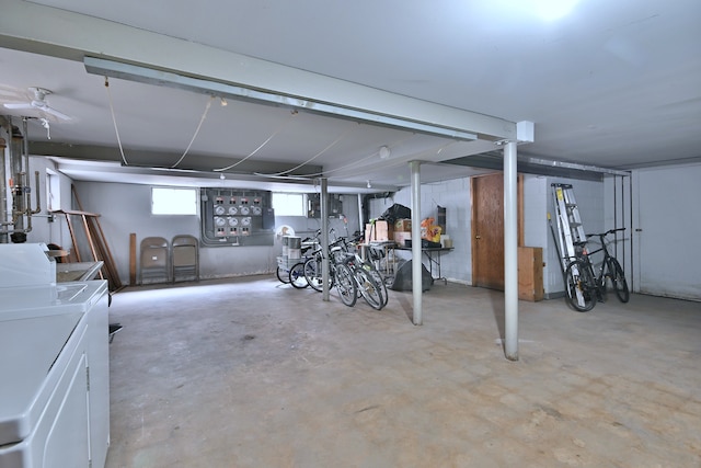 6869 N Overhill Ave Unit 2B, Chicago, IL 60631 - below grade area with washer and dryer