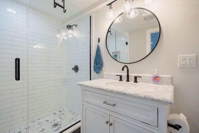 5901 N Navarre Ave, Chicago, IL 60631 - full bath featuring a stall shower and vanity