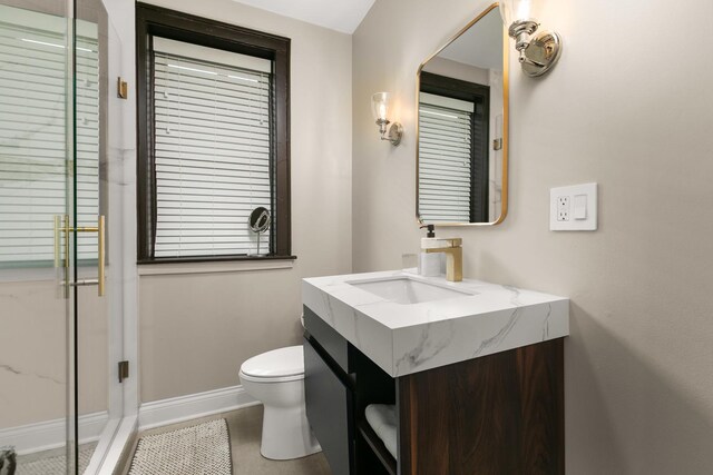 5901 N Navarre Ave, Chicago, IL 60631 - bathroom featuring vanity and a shower stall