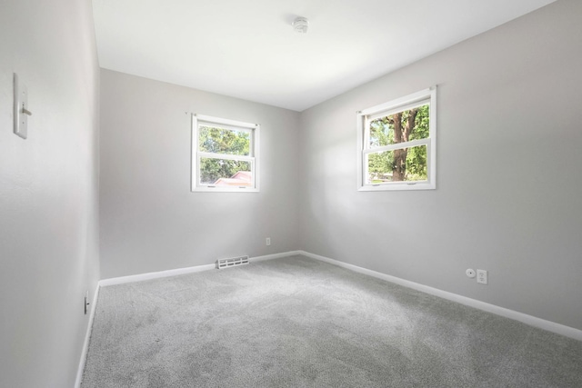 117 Timber Trl, Streamwood, IL 60107 - spare room featuring plenty of natural light, carpet flooring, and a smoke detector