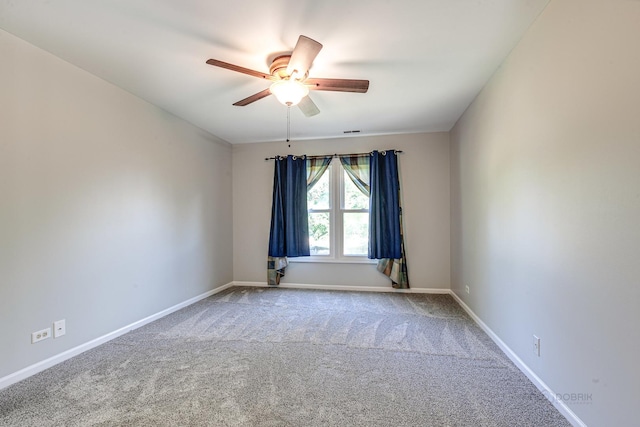 13 Willow Pkwy, Buffalo Grove, IL 60089 - unfurnished room featuring ceiling fan and carpet flooring