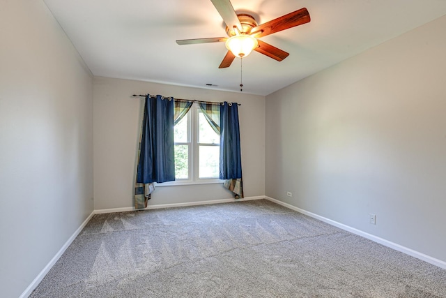 13 Willow Pkwy, Buffalo Grove, IL 60089 - carpeted spare room with a ceiling fan and baseboards