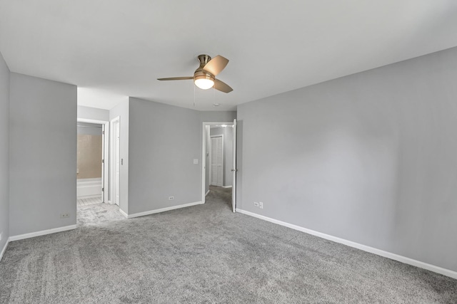 13 Willow Pkwy, Buffalo Grove, IL 60089 - carpeted spare room with ceiling fan and baseboards