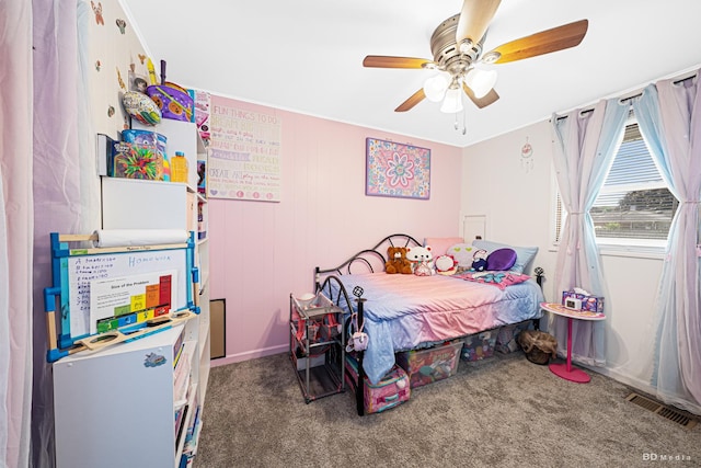 4209 SW Hwy Unit 4209, Hometown, IL 60456 - carpeted bedroom with ceiling fan