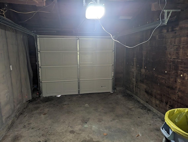 707 E Van Allen St, Tuscola, IL 61953 - garage with a garage door opener