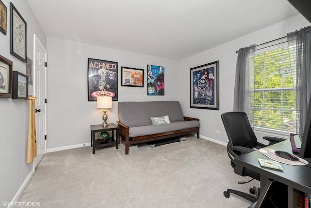 2714 Arbor Dr, Mchenry, IL 60050 - carpeted home office with baseboards