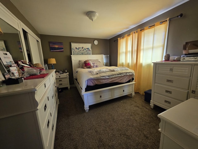 3641 W 120th St, Alsip, IL 60803 - bedroom featuring dark colored carpet