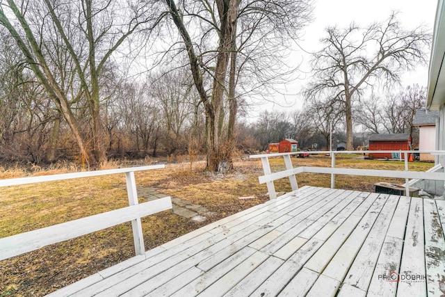 38236 N Lee Ave, Spring Grove, IL 60081 - deck with a storage unit