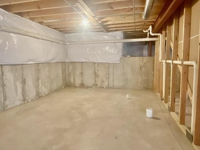826 Bohannon Cir, Oswego, IL 60543 - view of unfinished basement