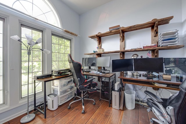 202 Dallas Dr, Bartlett, IL 60103 - office featuring wood-type flooring