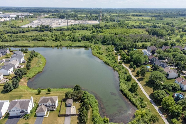 202 Dallas Dr, Bartlett, IL 60103 - aerial view of residential area with a nearby body of water