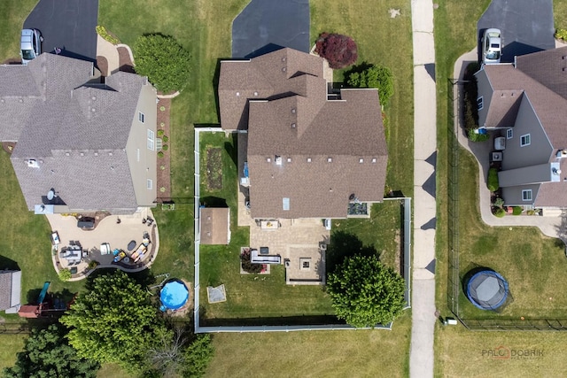 202 Dallas Dr, Bartlett, IL 60103 - aerial view of property and surrounding area featuring nearby suburban area