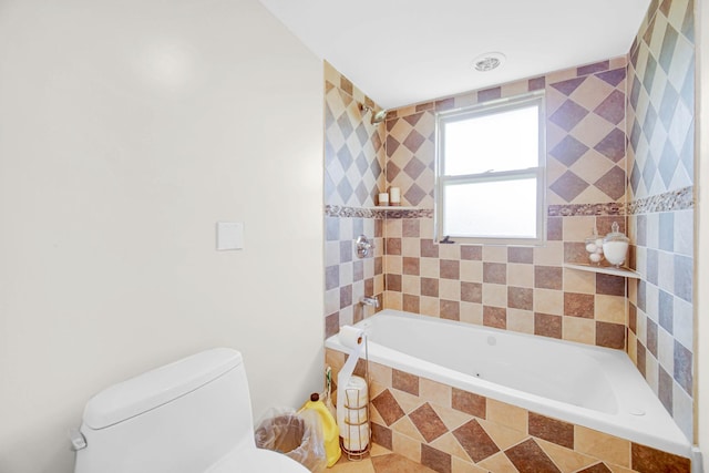 7505 S May St, Chicago, IL 60620 - full bath with toilet and tiled shower / bath