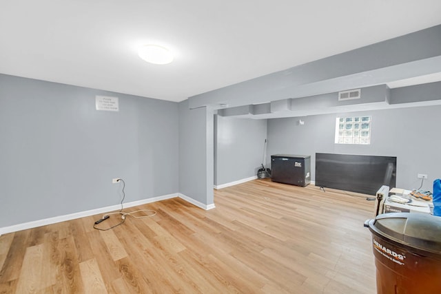 7505 S May St, Chicago, IL 60620 - office area with light wood-style floors and baseboards
