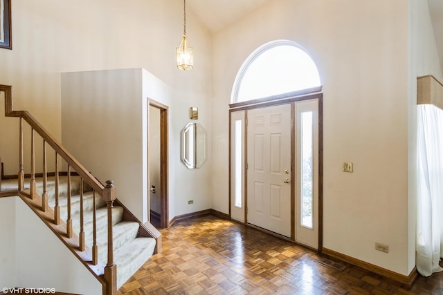 36230 N Old Creek Ct, Gurnee, IL 60031 - entryway with a towering ceiling and stairway