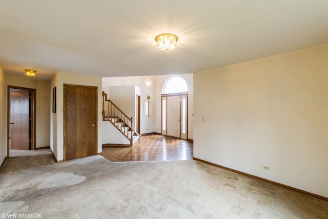 36230 N Old Creek Ct, Gurnee, IL 60031 - foyer entrance with carpet and stairs