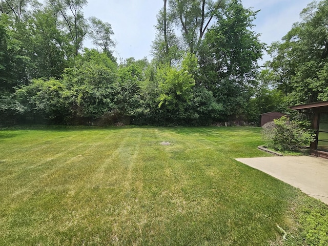 9616 Zimmer Dr, Algonquin, IL 60102 - view of green lawn with a patio