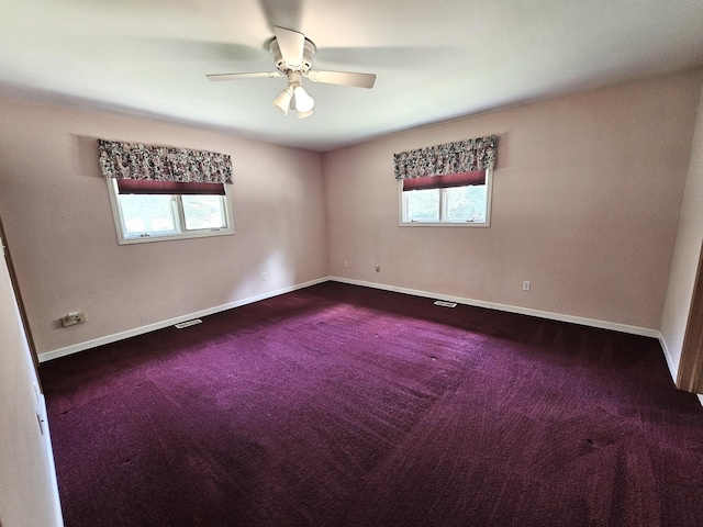 9616 Zimmer Dr, Algonquin, IL 60102 - empty room featuring carpet flooring and ceiling fan