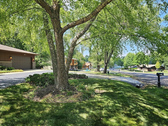 9616 Zimmer Dr, Algonquin, IL 60102 - view of green lawn featuring driveway