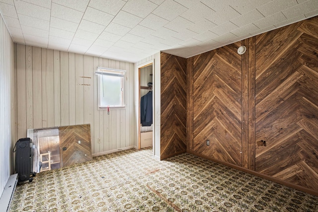 906 N State St, Marengo, IL 60152 - unfurnished room with wooden walls