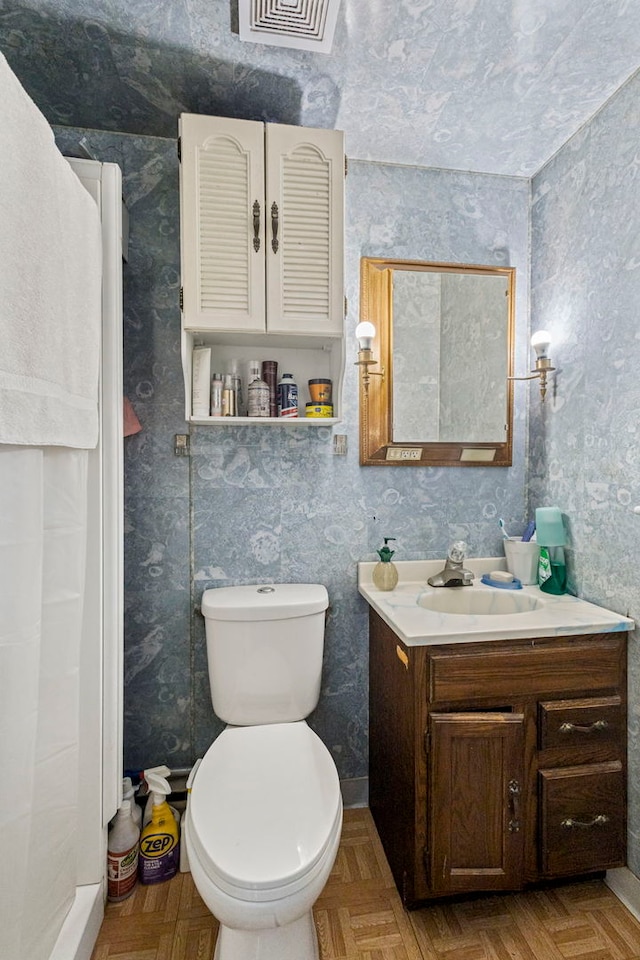 906 N State St, Marengo, IL 60152 - bathroom with vanity and toilet