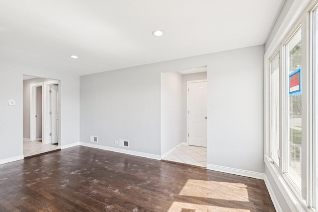 8753 S Troy Ave, Evergreen Park, IL 60805 - empty room featuring wood finished floors and recessed lighting