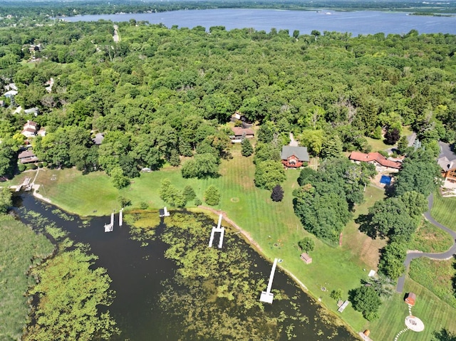 39081 N Sheridan Rd, Antioch, IL 60002 - aerial view of property's location featuring a large body of water and a forest