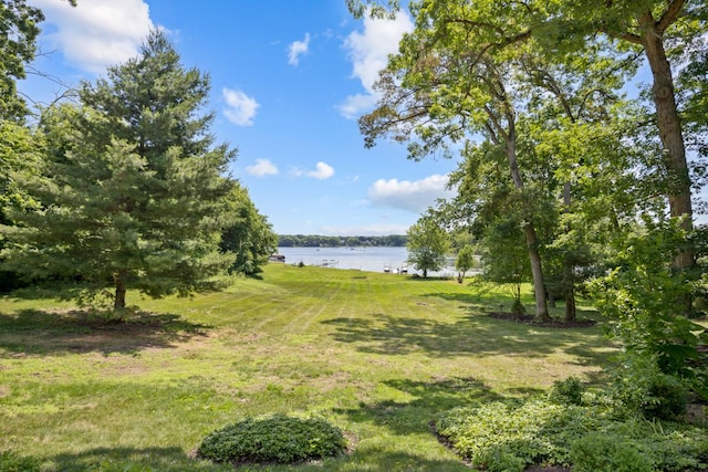 39081 N Sheridan Rd, Antioch, IL 60002 - view of grassy yard featuring a water view