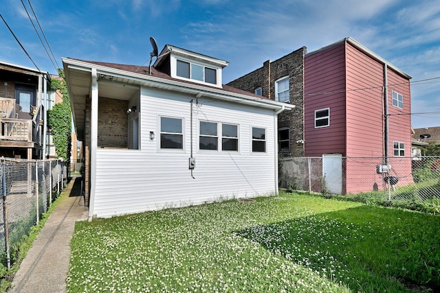 8004 S Ada St, Chicago, IL 60620 - view of front facade with a fenced backyard