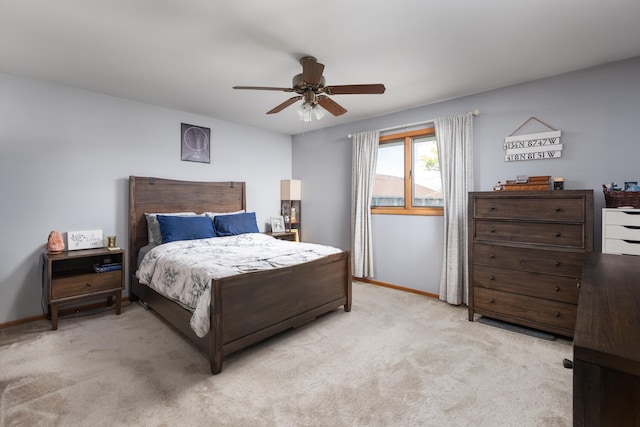 15317 S 73rd Ave Unit 8, Orland Park, IL 60462 - bedroom with light carpet and ceiling fan