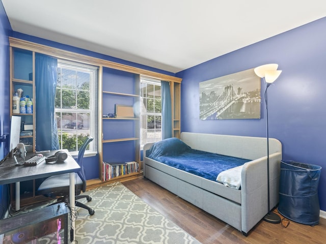 1400 Ashton Ct Unit B1, Wheeling, IL 60090 - bedroom with wood finished floors and an office area