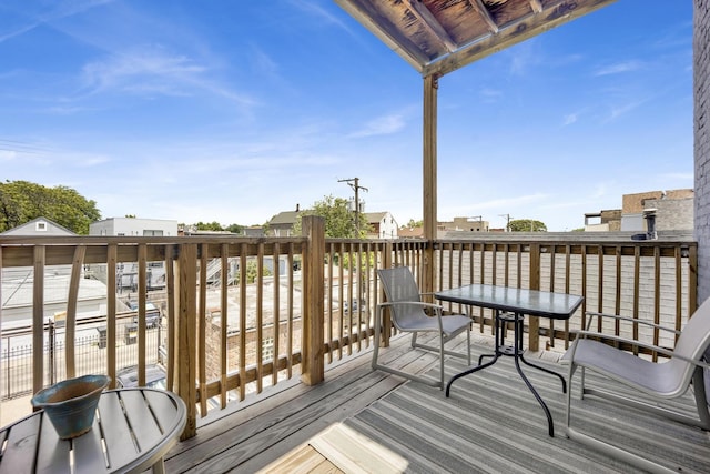 1848 W Cermak Rd Unit 3, Chicago, IL 60608 - view of wooden terrace