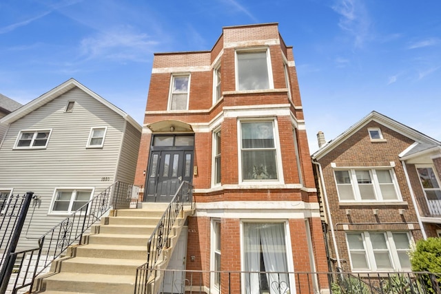 1848 W Cermak Rd Unit 3, Chicago, IL 60608 - view of front of house featuring brick siding