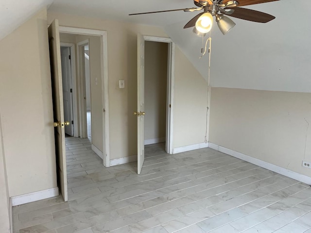 15018 Myrtle Ave, Harvey, IL 60426 - bonus room featuring a ceiling fan and lofted ceiling