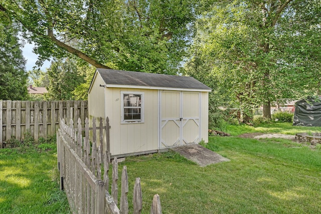 1819 Il Route 176, Crystal Lake, IL 60014 - view of shed with a fenced backyard